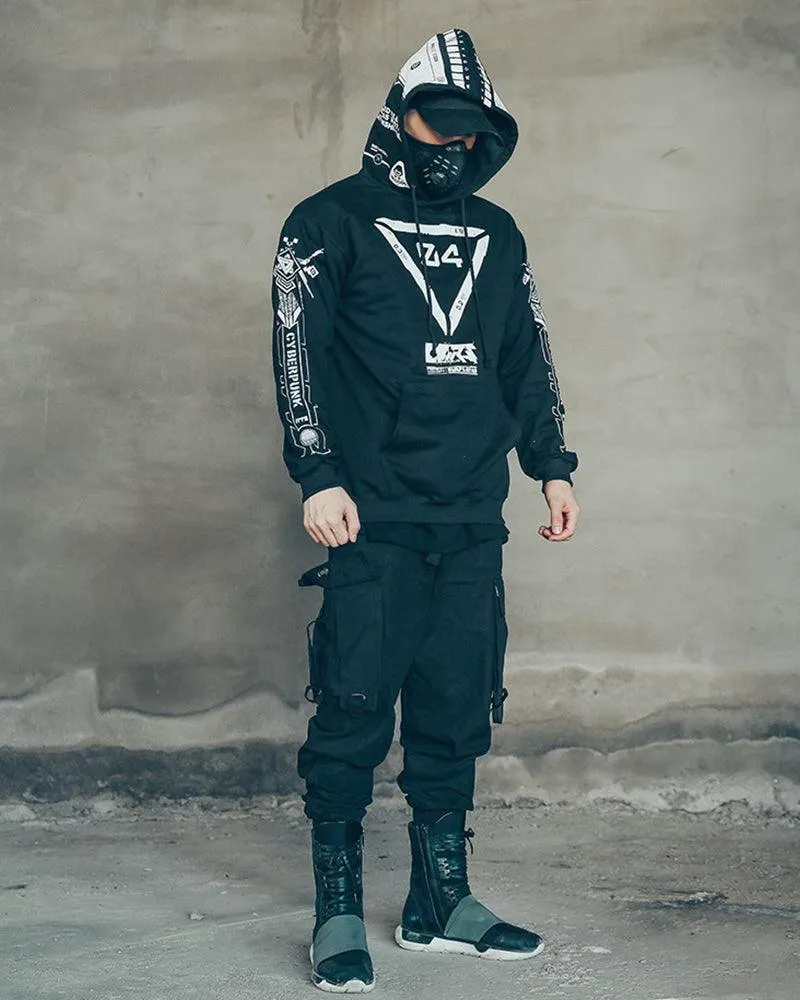 Cyberpunk Graphic Motorcycle Hoodie