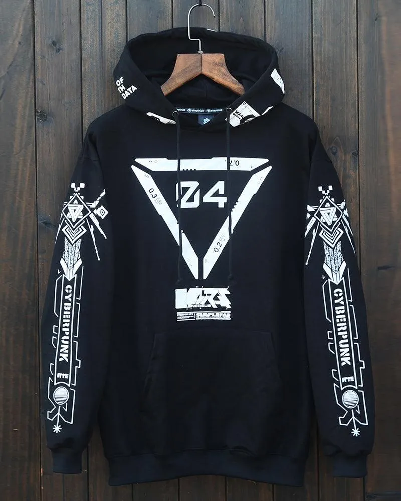 Cyberpunk Graphic Motorcycle Hoodie