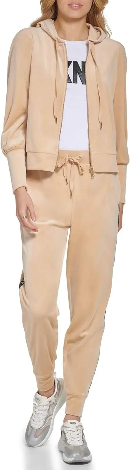 DKNY Women's Everyday Soft Zip Up Hoodie P2ME7OKJ