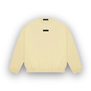 Fear of God Essentials Garden Yellow Crew Neck Sweatshirt - 2024
