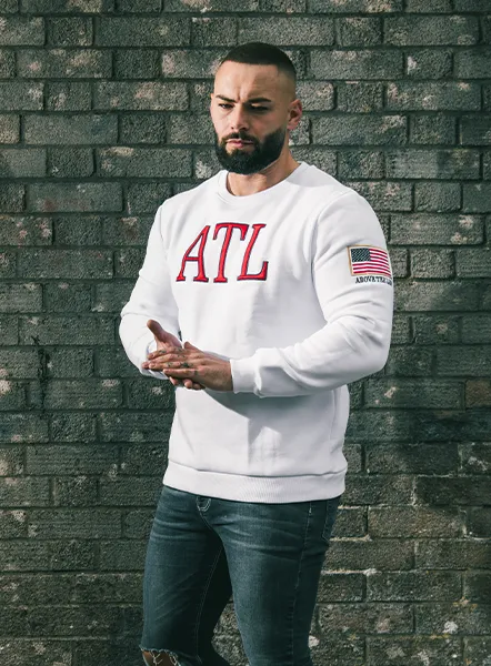 Flag Sweatshirt - White
