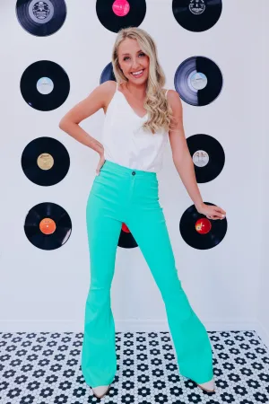 Flamingo Flare Jeans - Mint