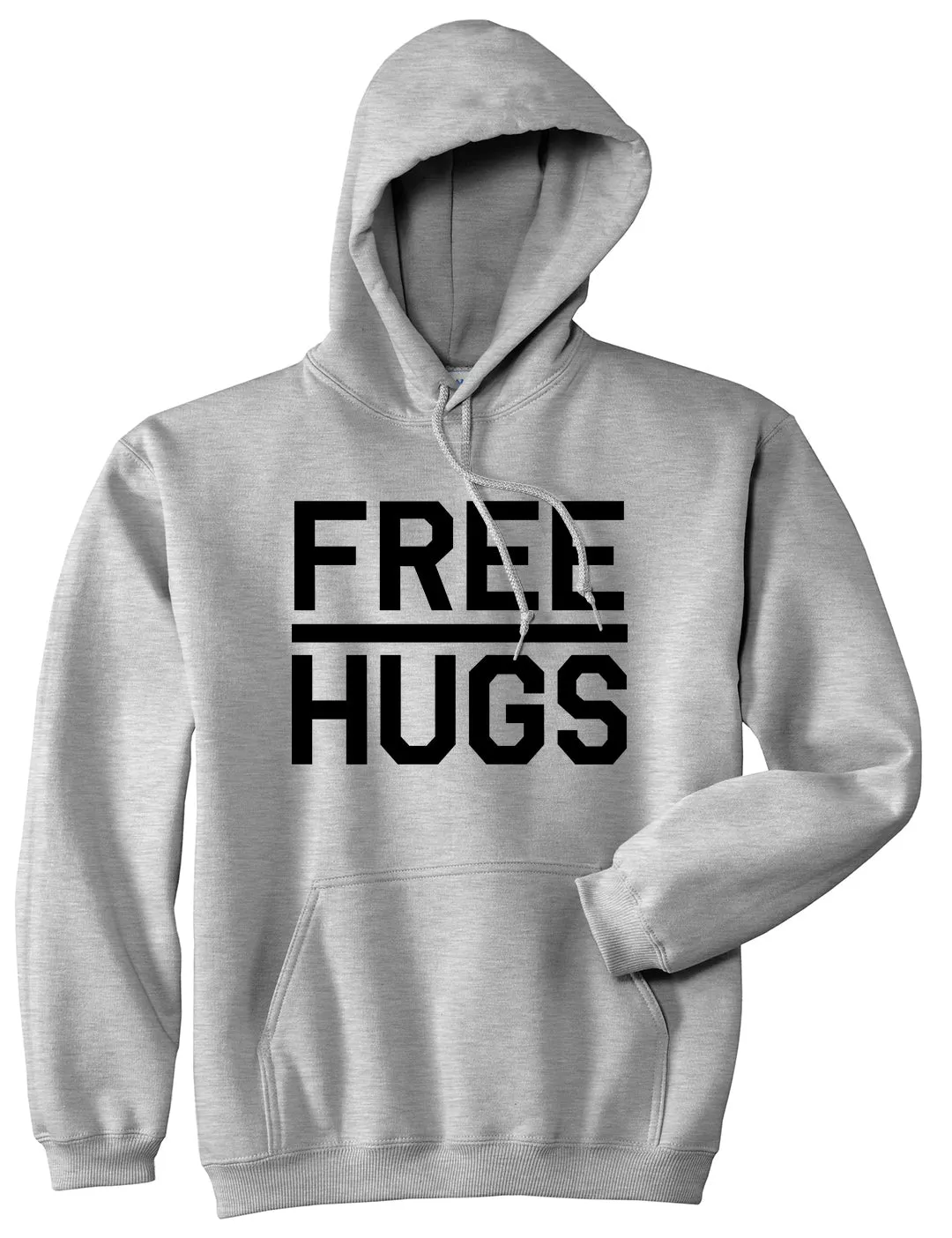 Free Hugs Funny Mens Pullover Hoodie