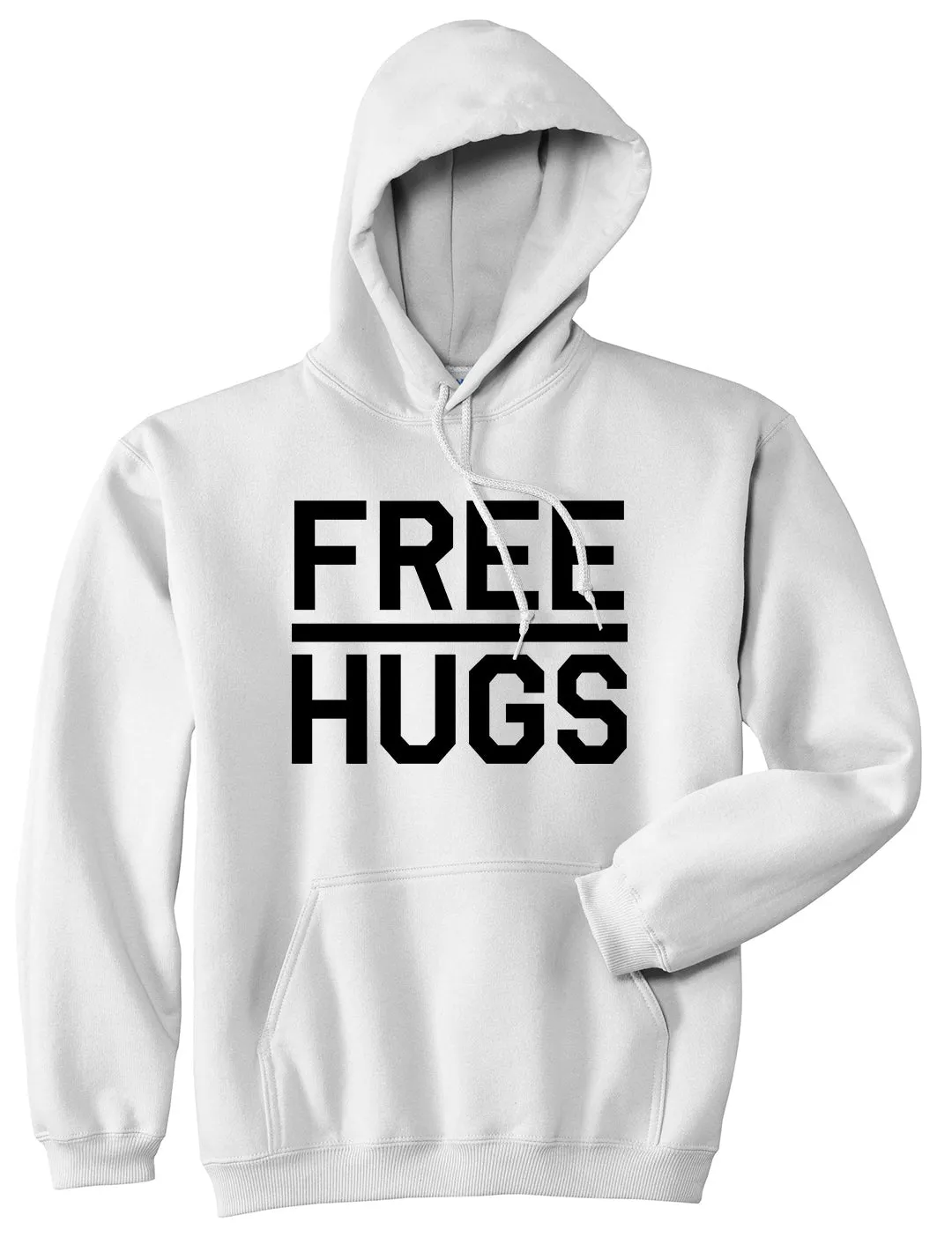 Free Hugs Funny Mens Pullover Hoodie