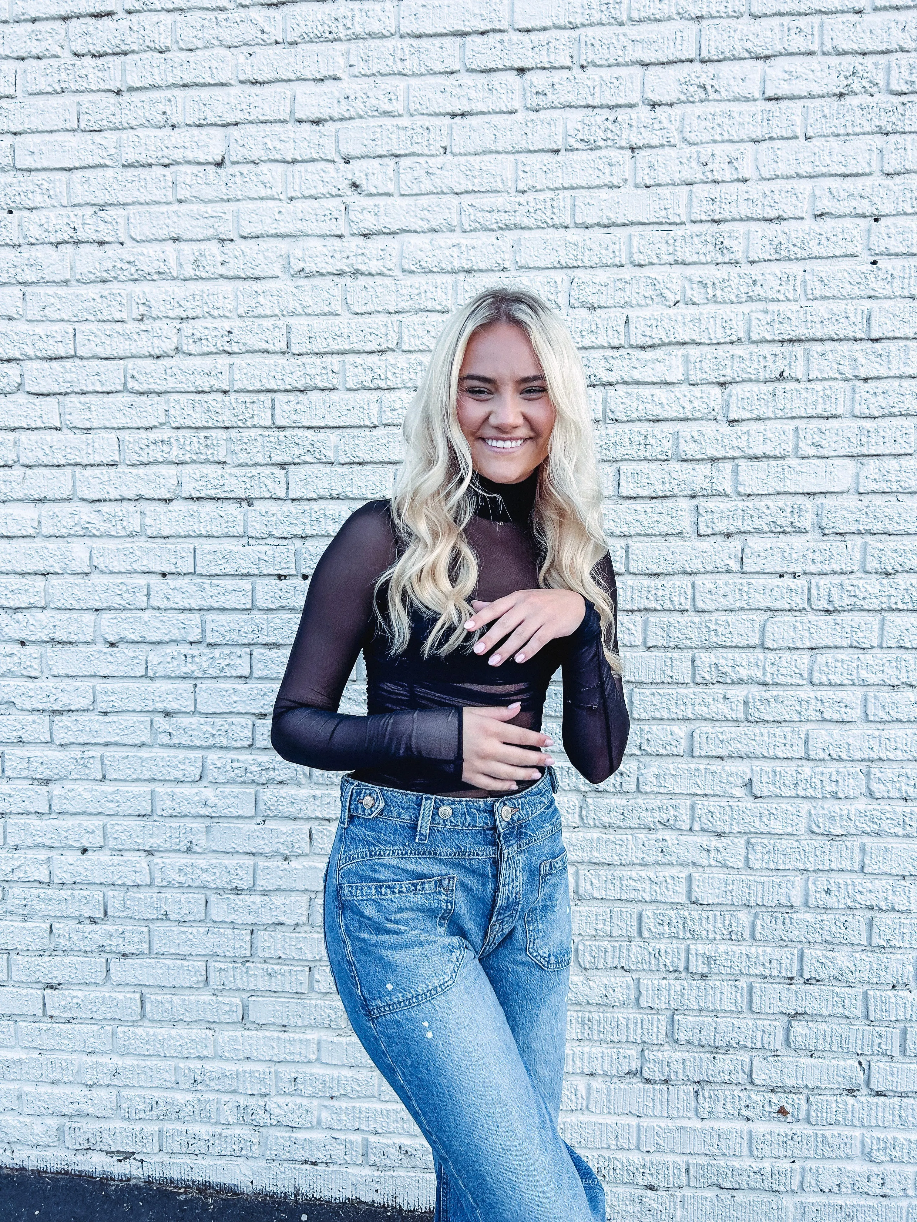 Free People Under It All Sheer Bodysuit