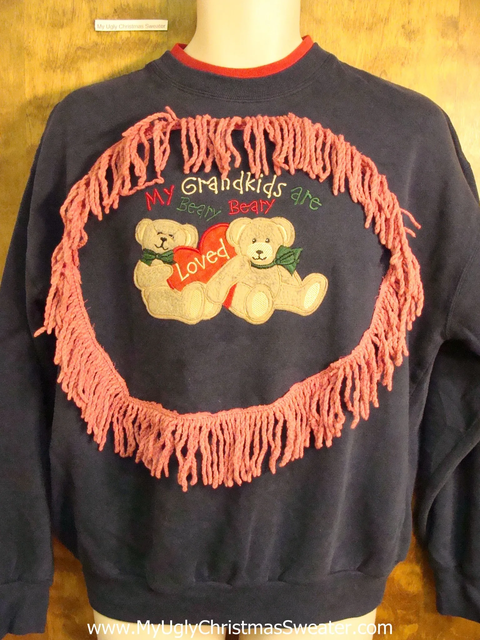 Gift for Grandma Two Bears Funny Christmas Sweatshirt