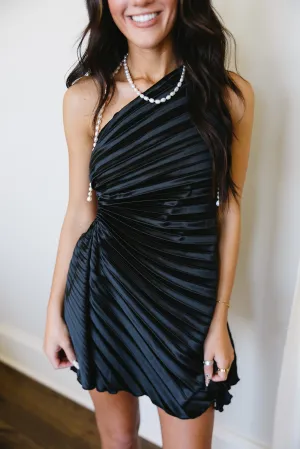 Give It A Go Mini Dress - Black