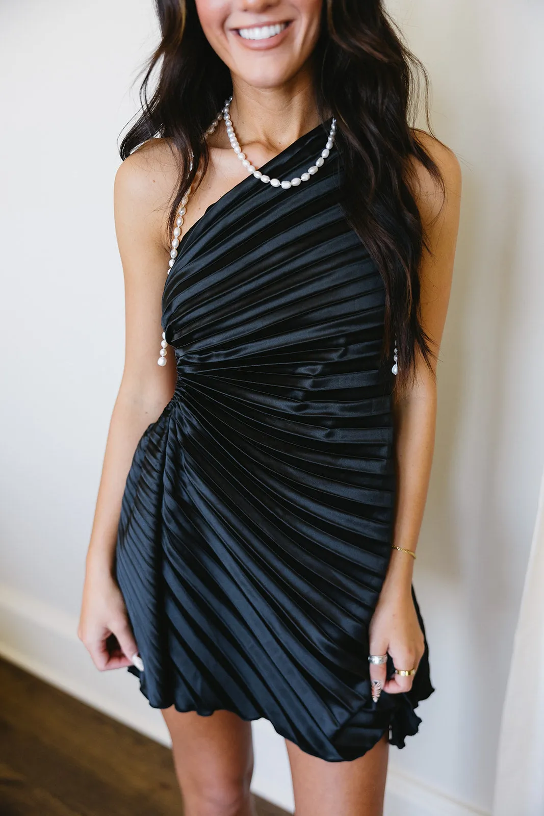 Give It A Go Mini Dress - Black