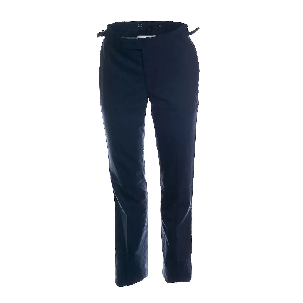 Hackett Mayfair Lightweight Tonal Check Trousers in Dark Blue