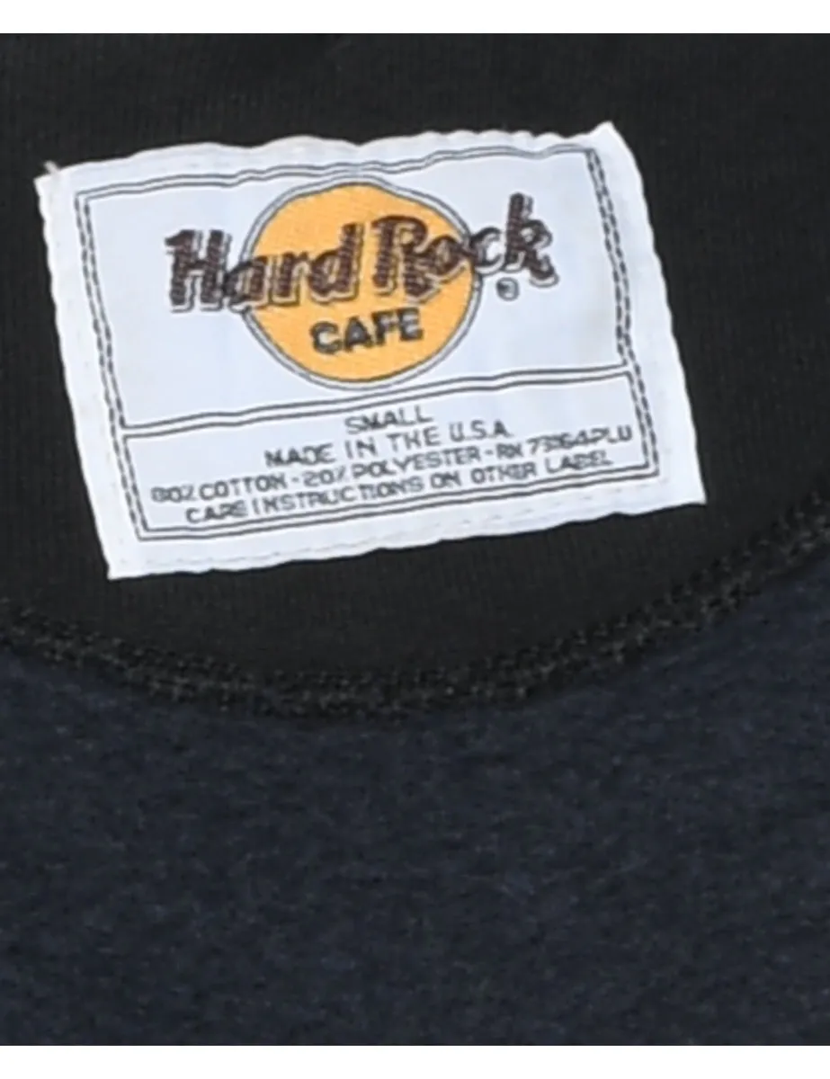 Hard Rock Cafe Embroidered Sweatshirt - S