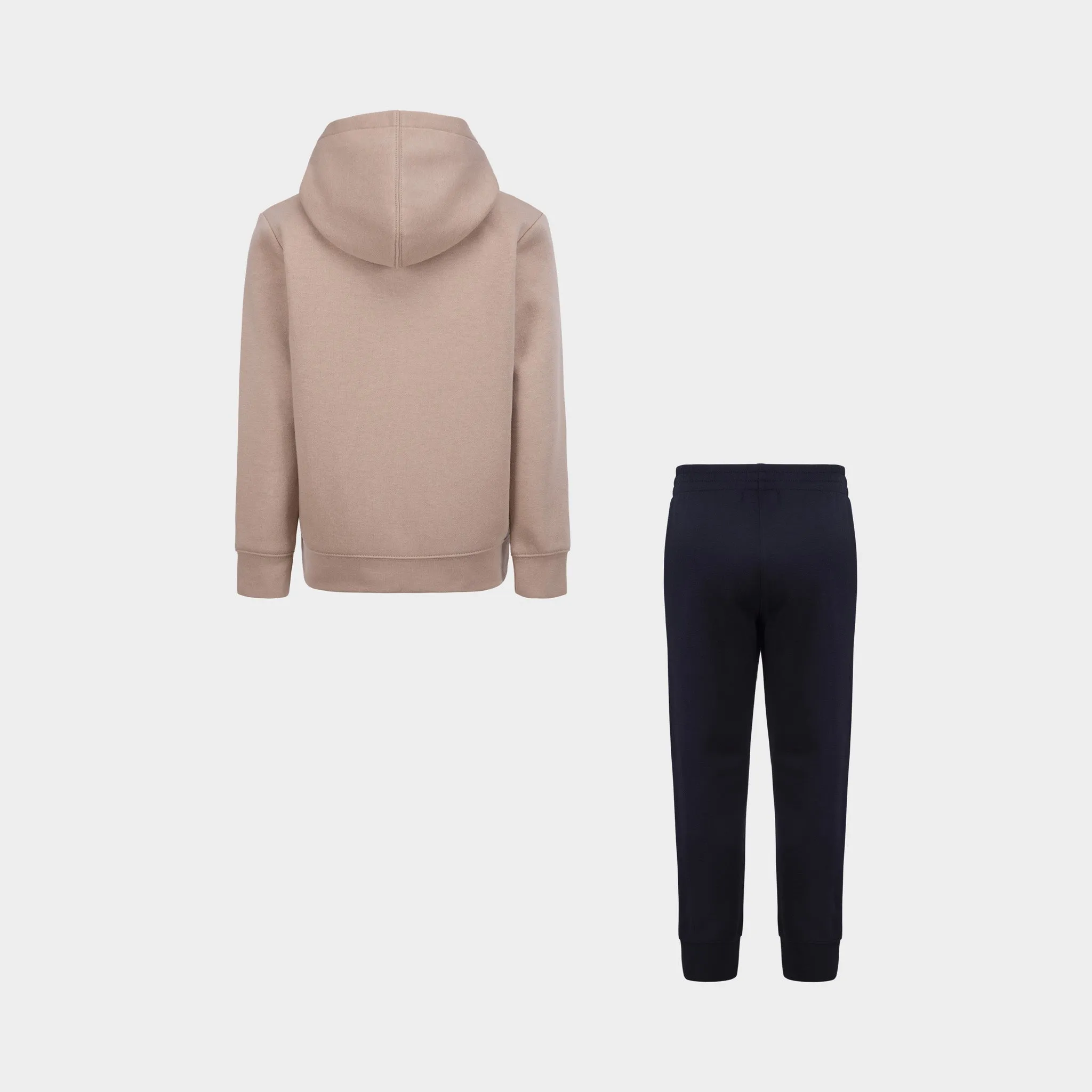 Jordan Child Fleece Po & Pants Set Black / Hemp