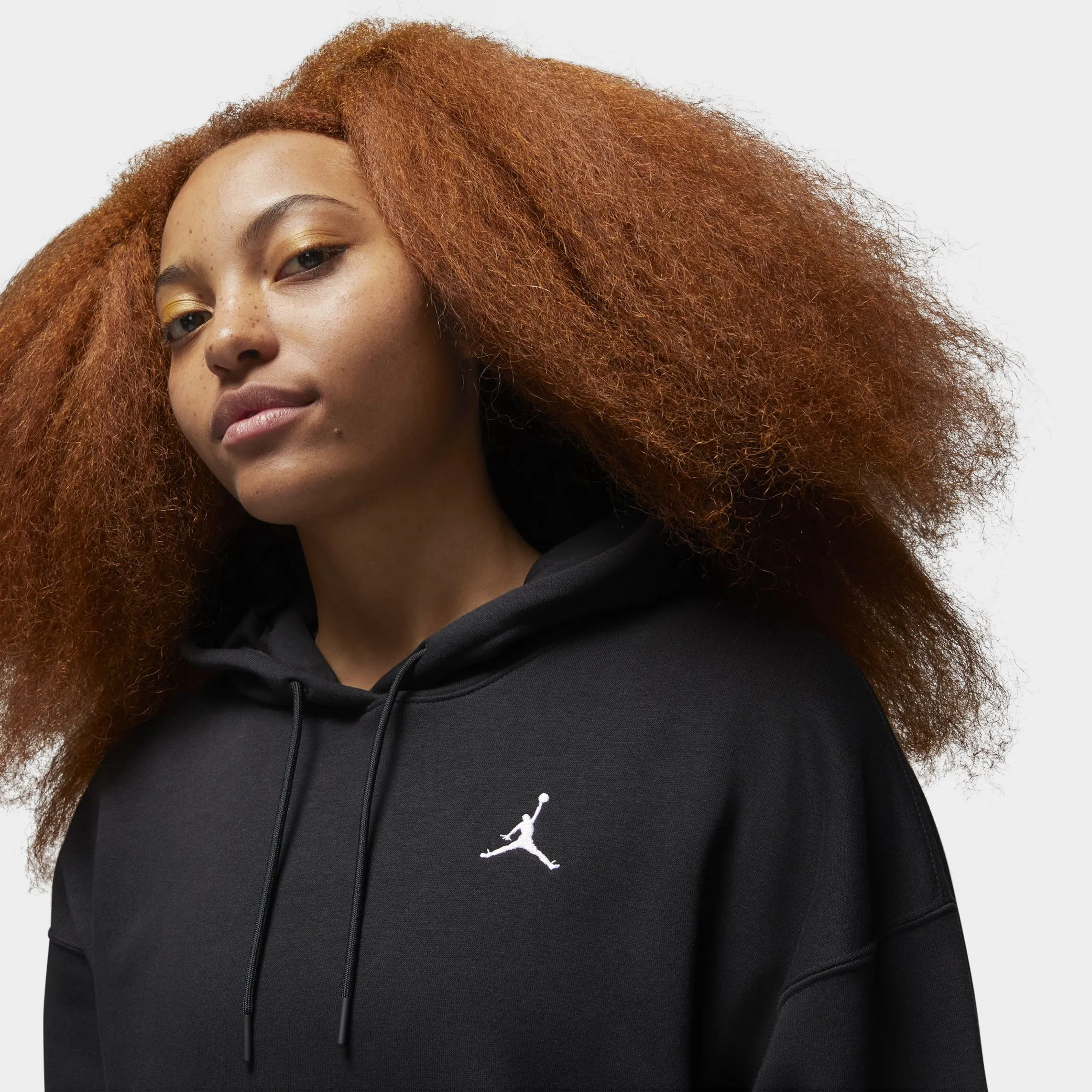 Jordan Women's Brooklyn Fleece Pullover Hoodie / Black