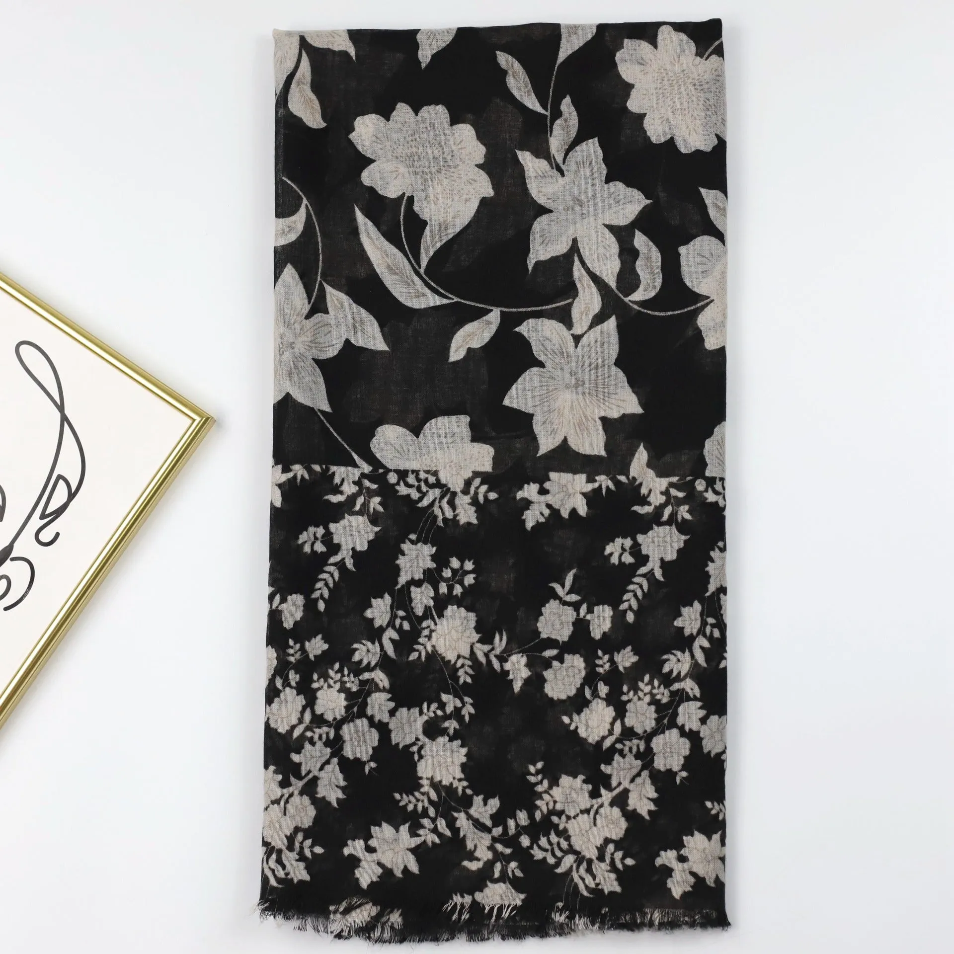 JY230510 Flowers printed scarf