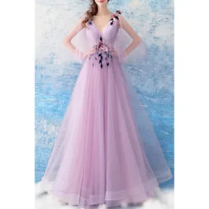 Ketty More  Women Amazing Flower Decorated Long Length Wedding Dress-KMWDC5903