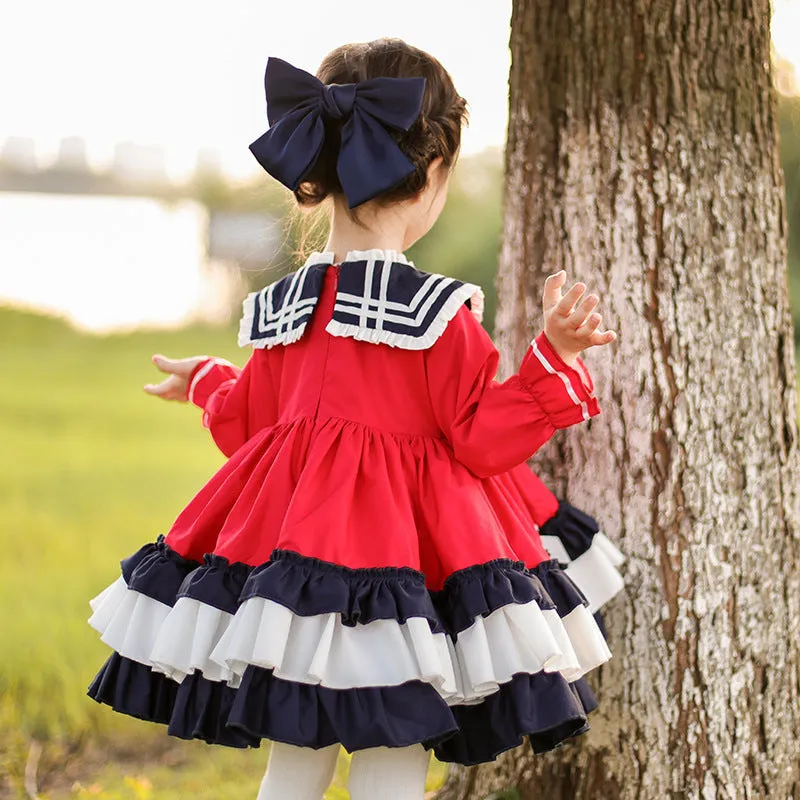 Kid Lolita Winter Preppy Style Fashion Dress