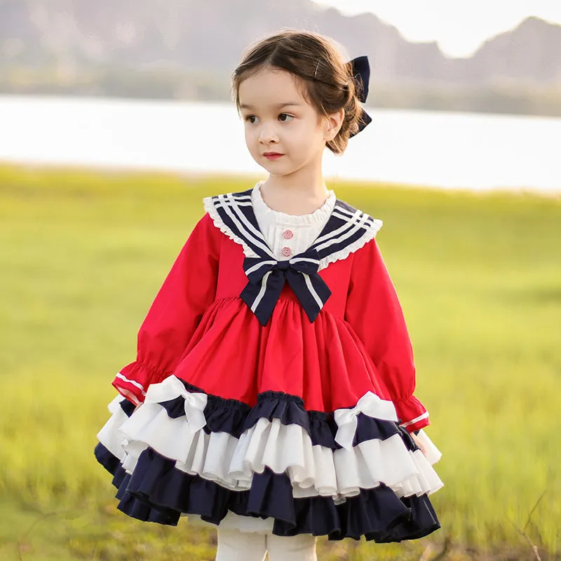 Kid Lolita Winter Preppy Style Fashion Dress