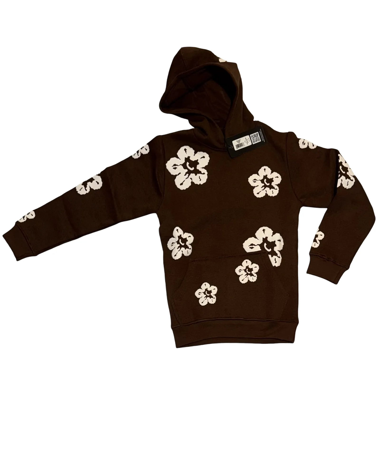 KID'S FLOWER FLEECE PULLOVER HOODIE