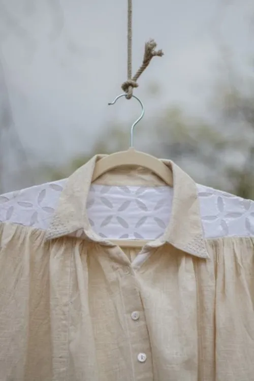 Kora 3Q Slv Shirt Dress