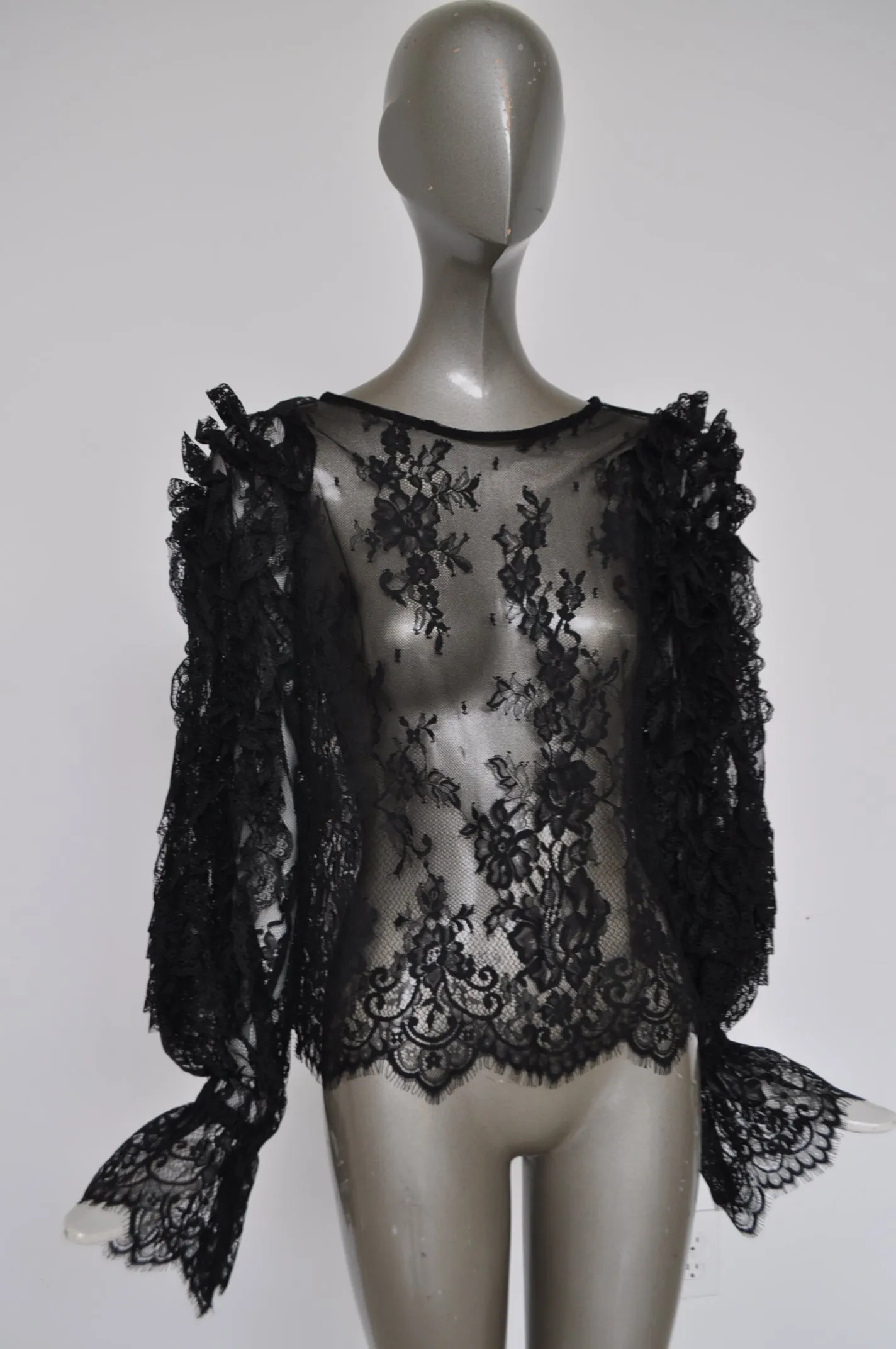 Lace blouse very avantgarde