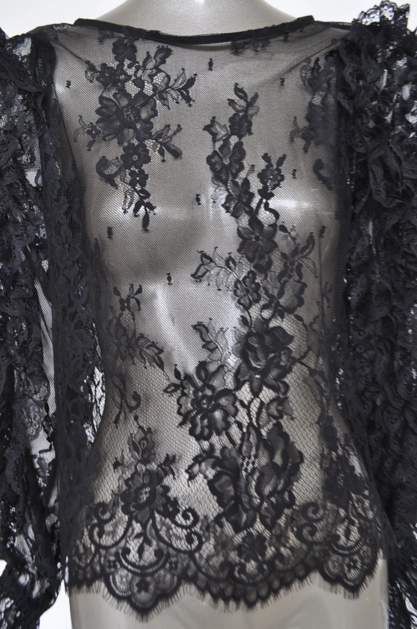 Lace blouse very avantgarde