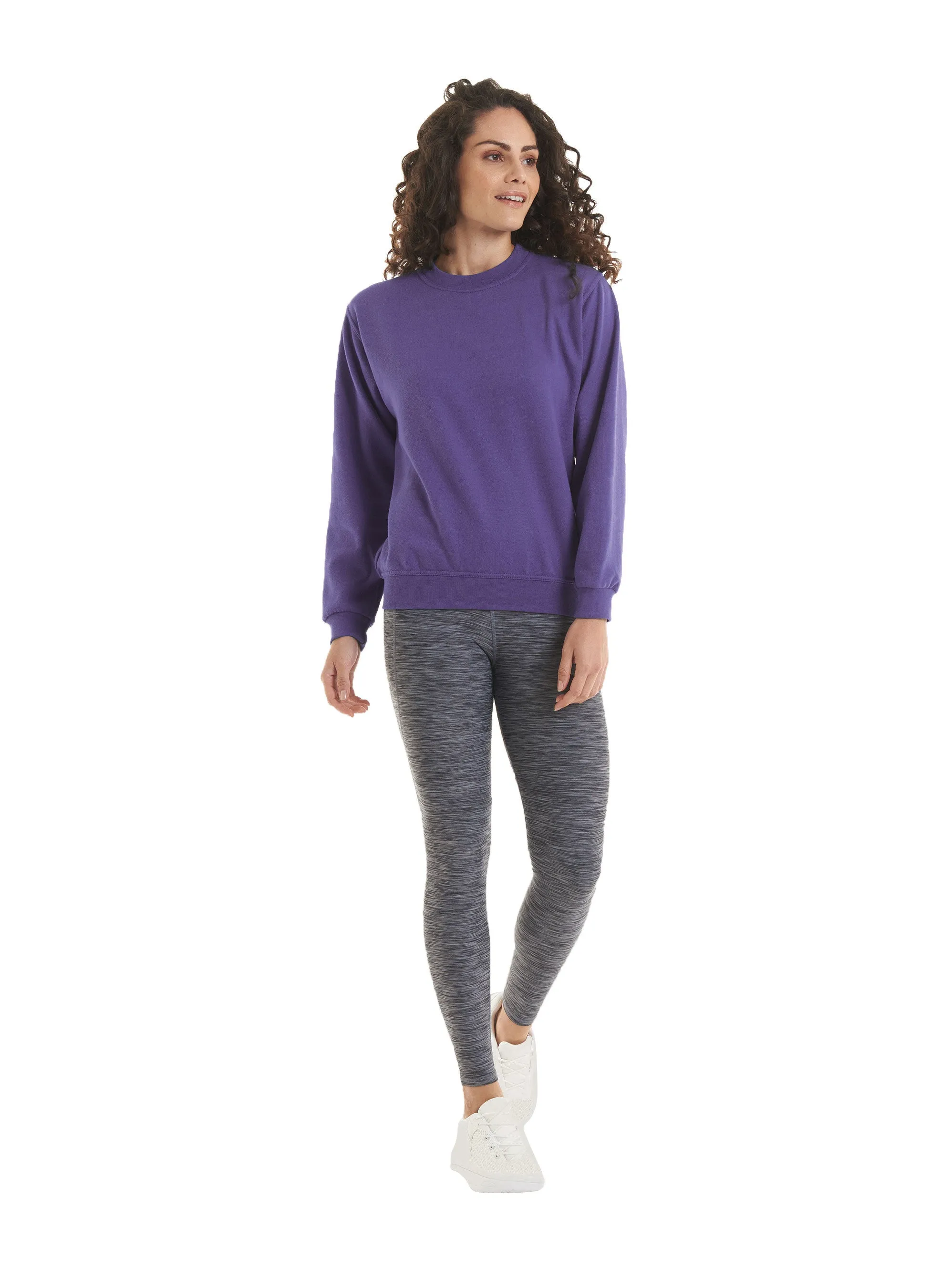Ladies Deluxe Crew Neck Sweatshirt | Sky