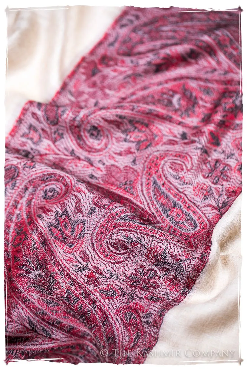 Layal Paisley Frontière Pashmina Cashmere Scarf