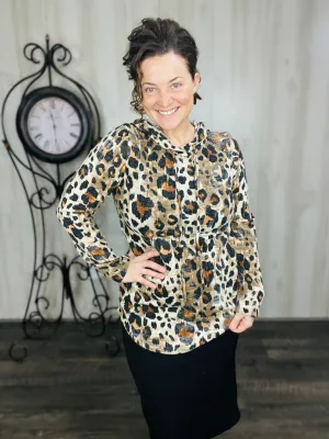 Leopard Print Hoodie