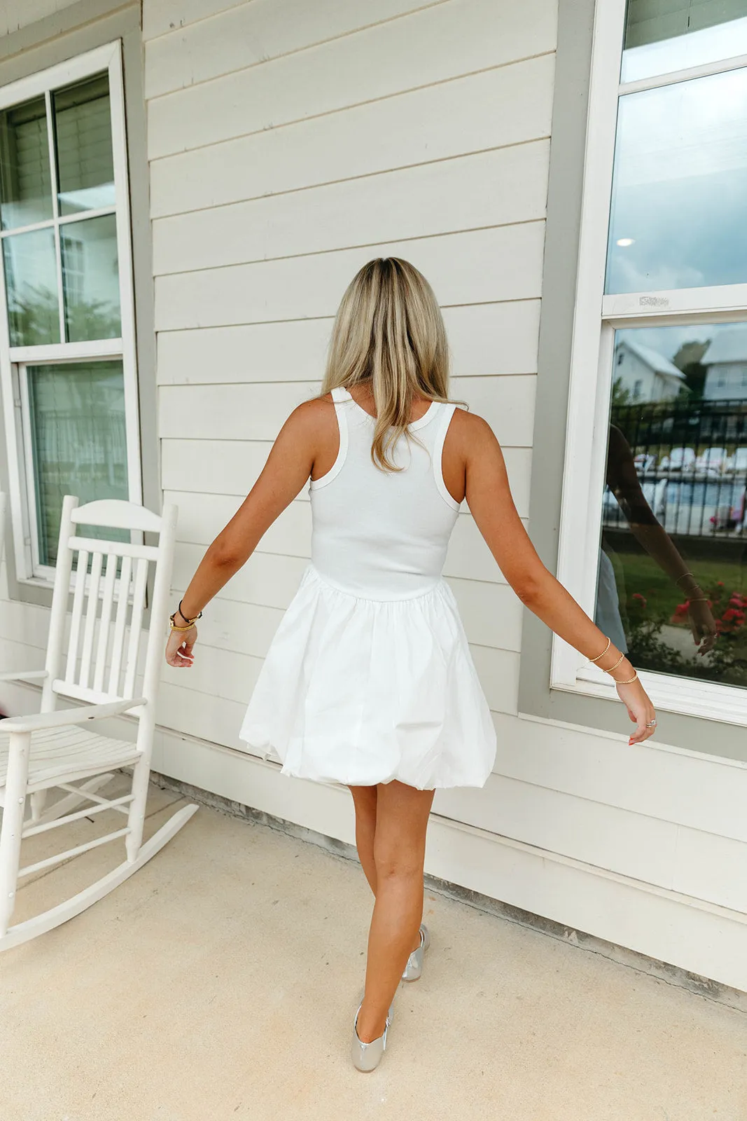 Logan Mini Dress - White
