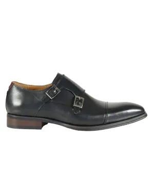 Lombardy Monk Shoes - Black