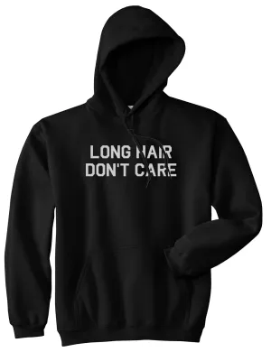 Long Hair Dont Care Mens Pullover Hoodie