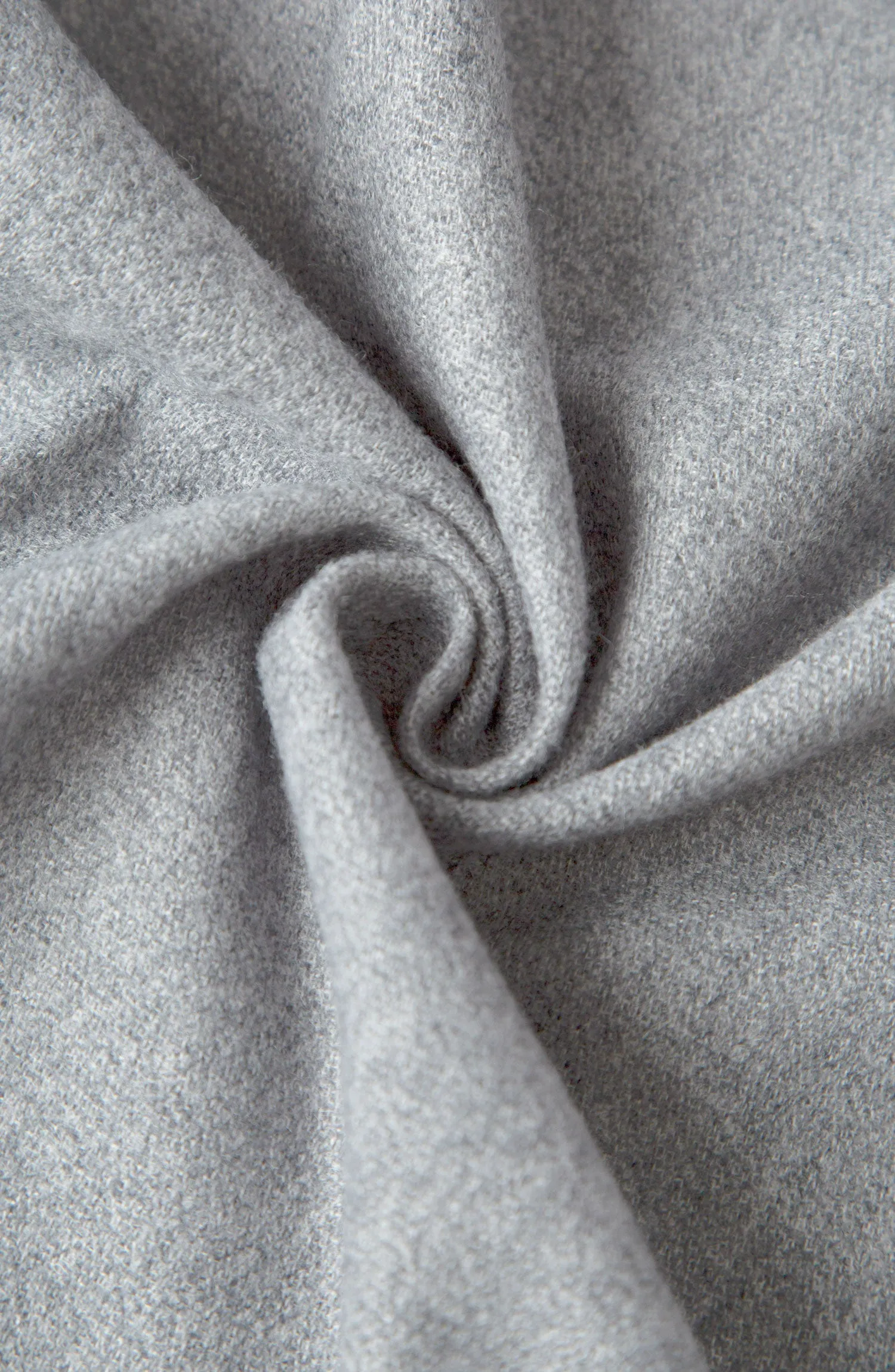 Luxury Plain Shawl - Ash Grey