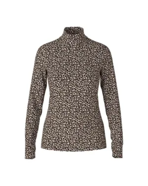 Marc Cain Leo Print Turtleneck
