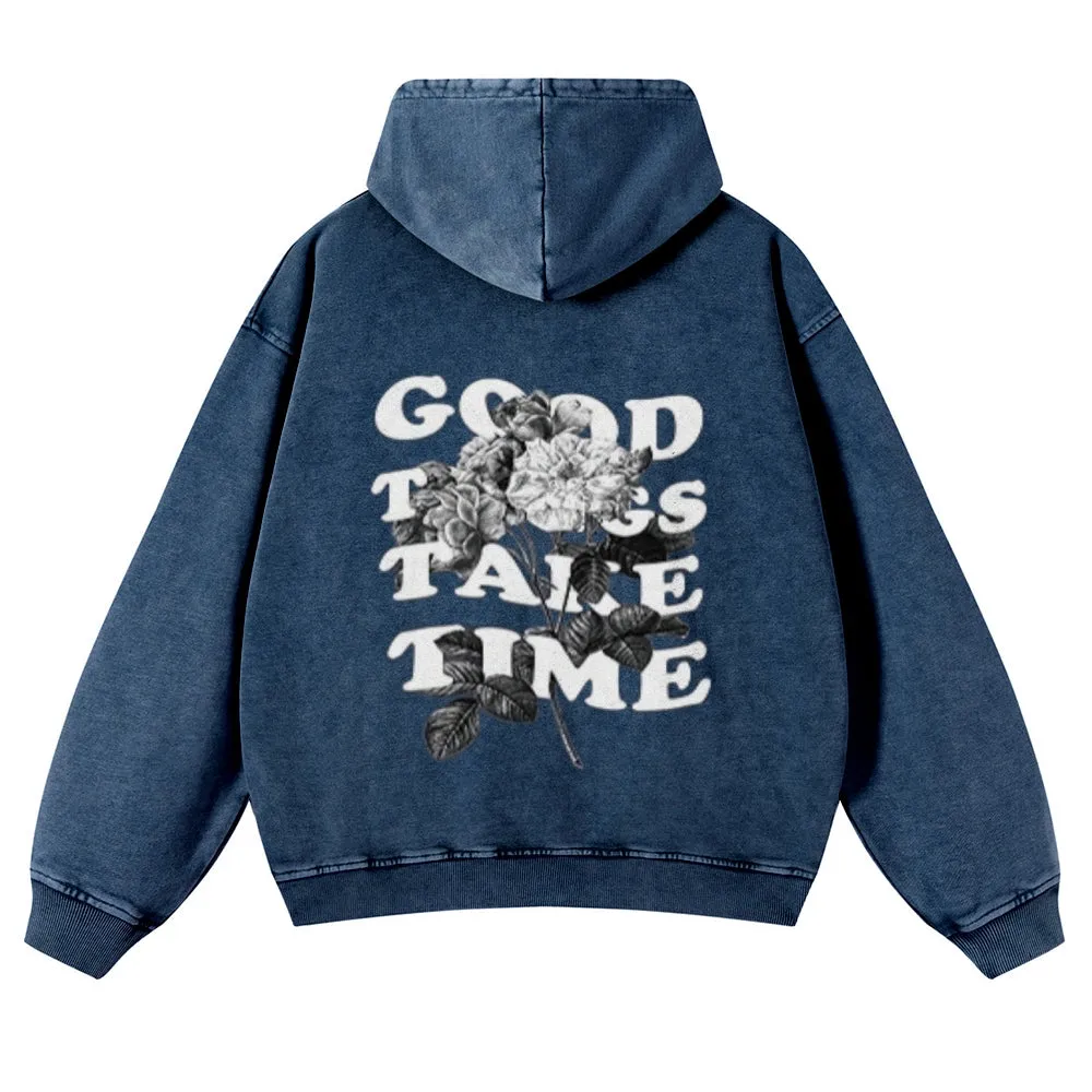 Mens Vintage Good Time Hoodies