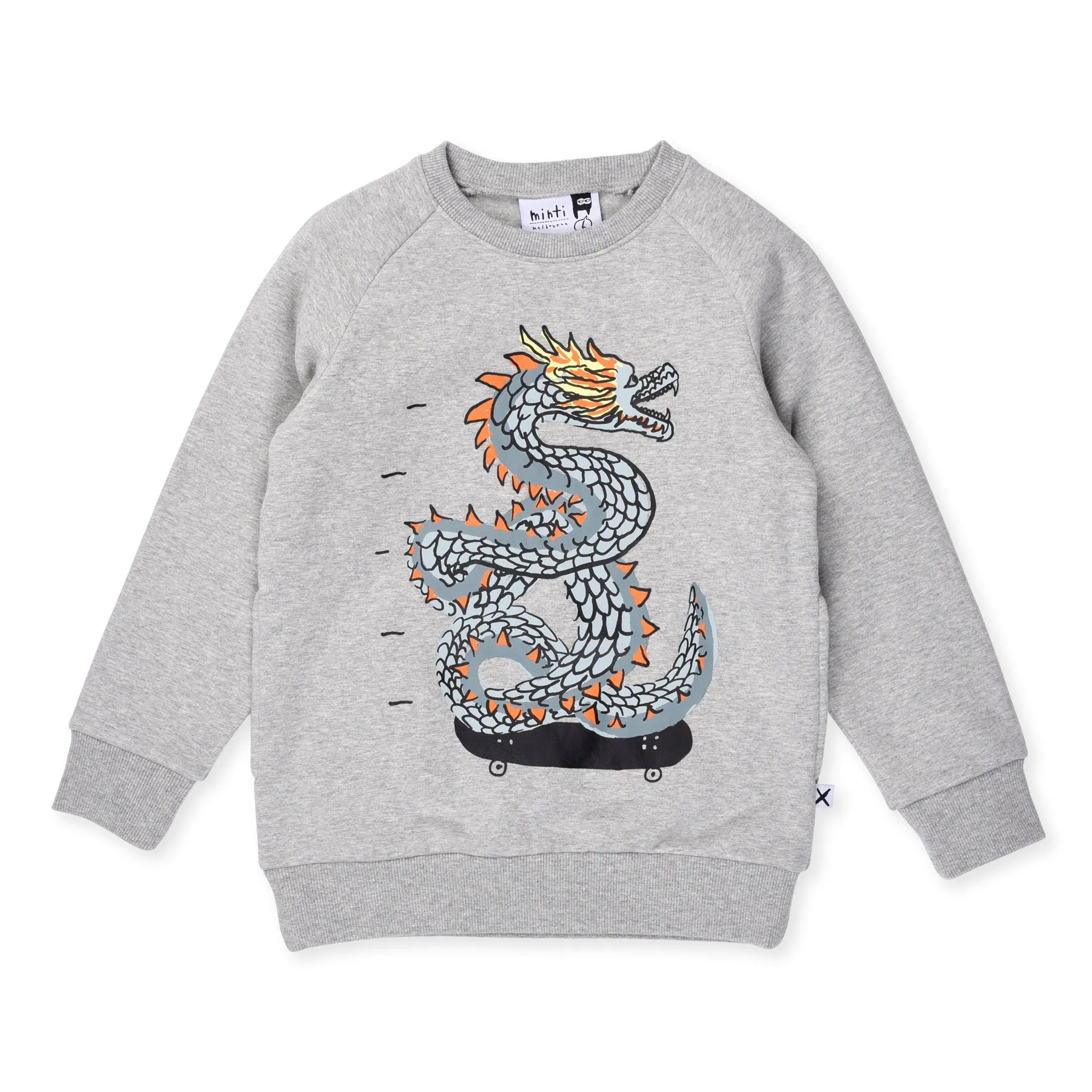 Minti Dragon Skater Furry Crew
