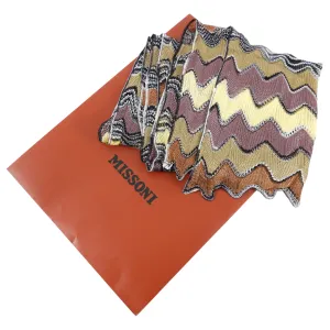 Missoni Zig Zag Knit Long Flowing Scarf