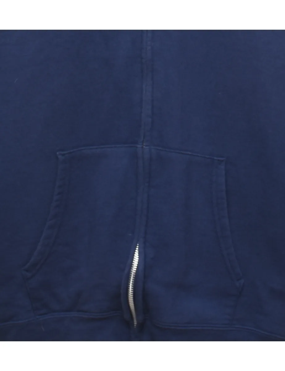 Navy Hooded Sweatshirt - XL