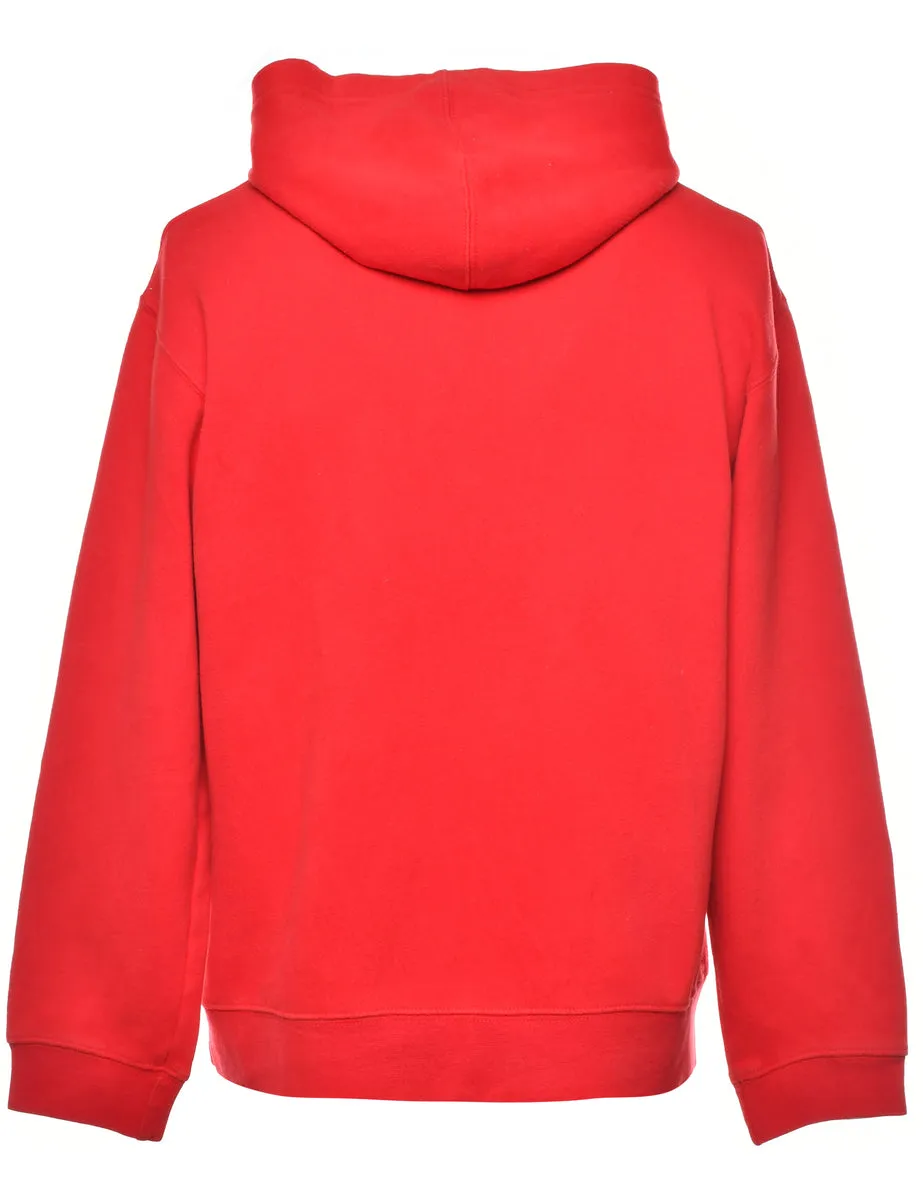 Ohio State Football Printed Patchwork Hoodie - L