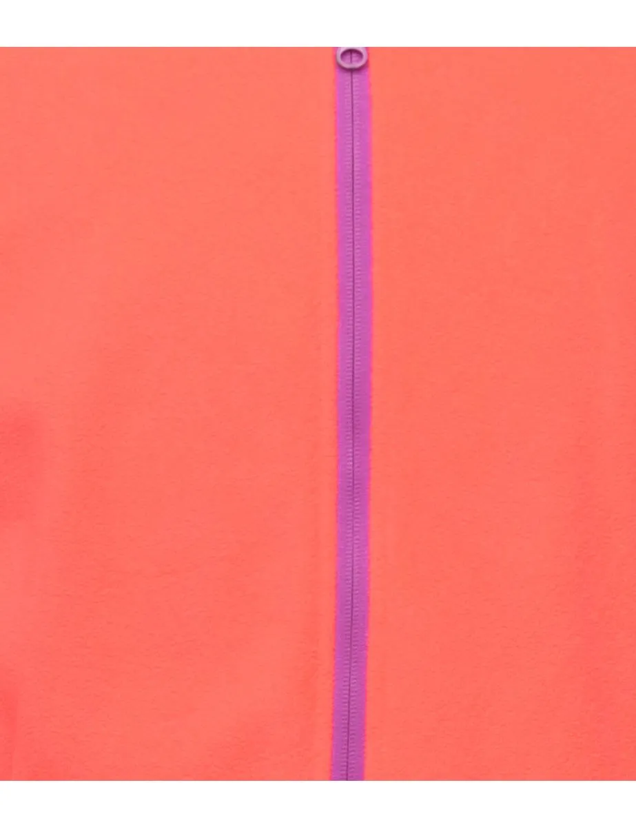 Pastel Peach Fleece Sweatshirt - M
