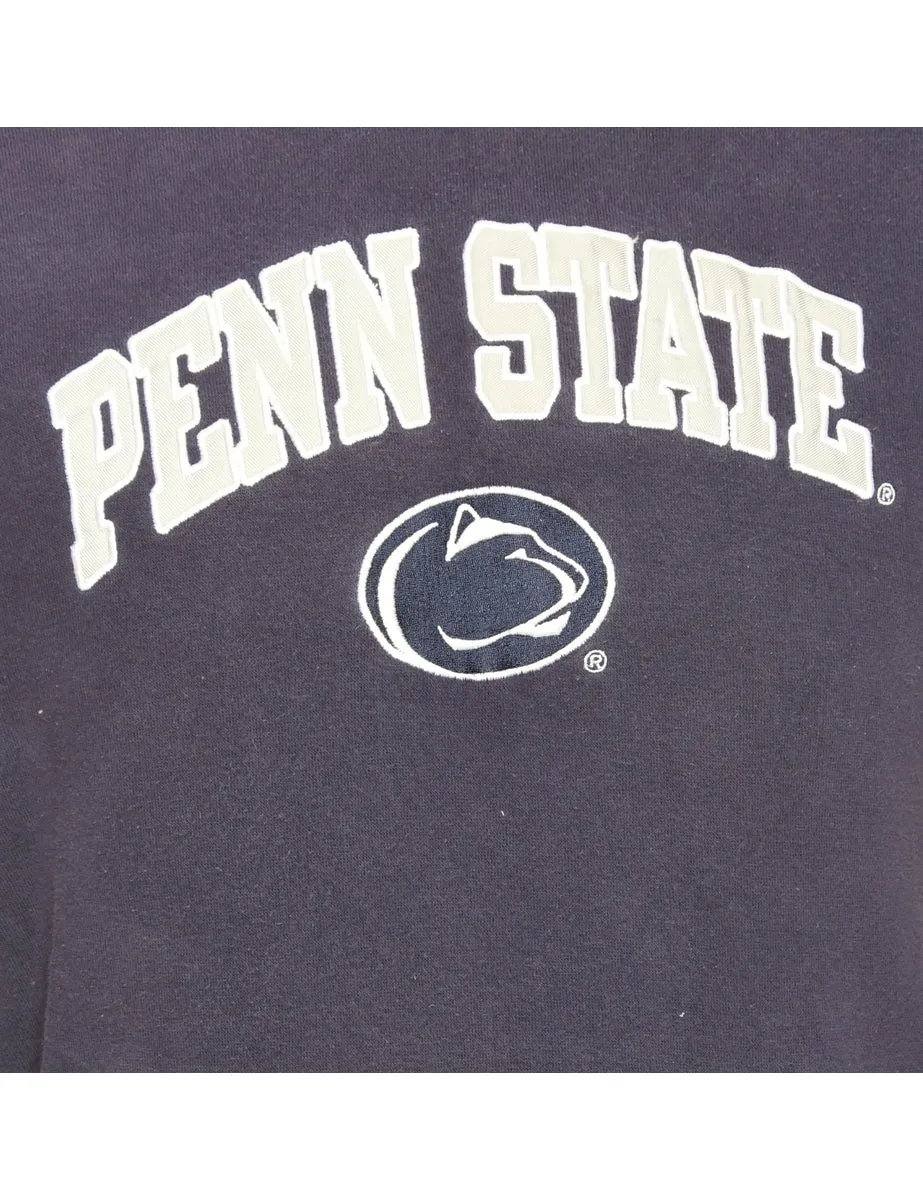 Pen State Navy Printed Hoodie - L