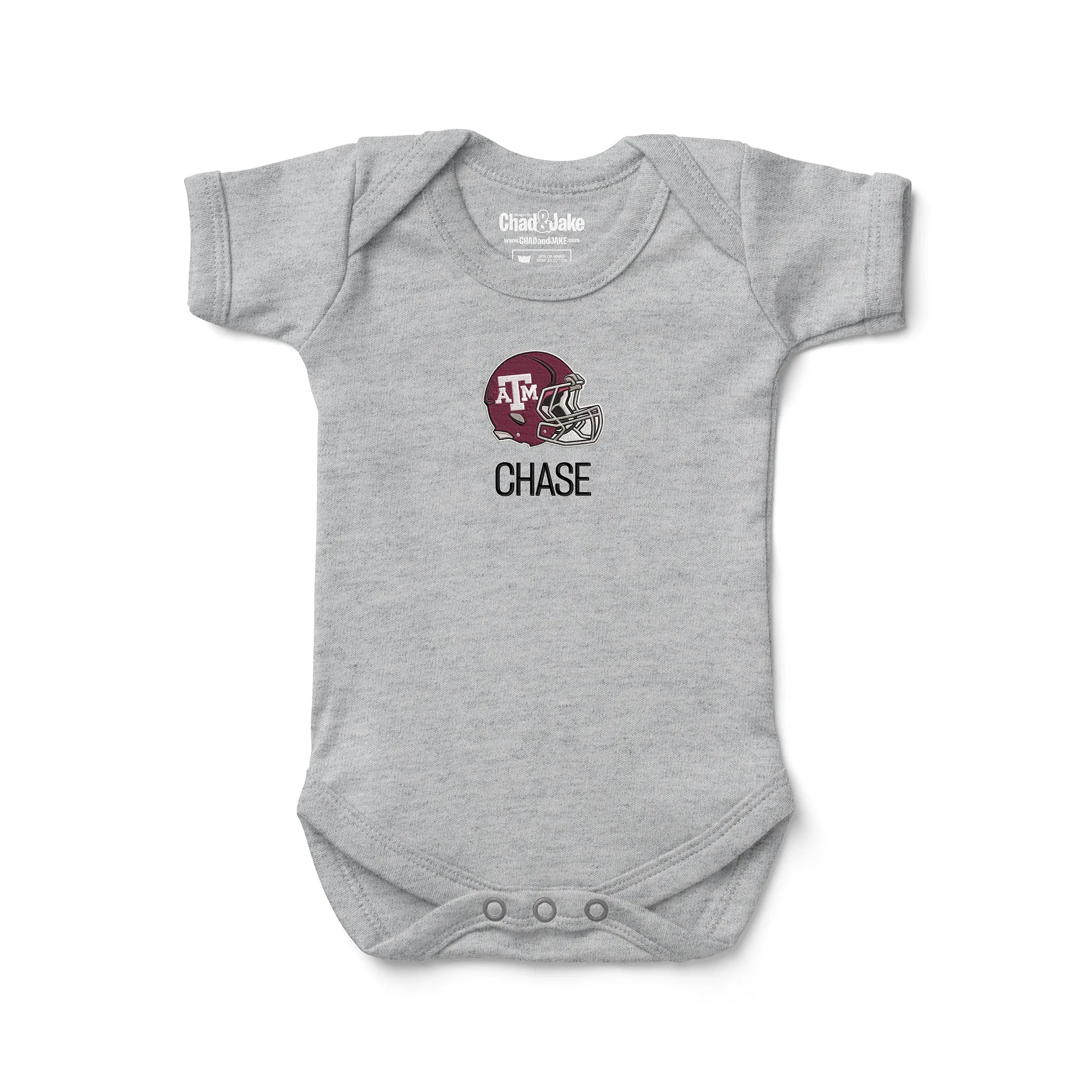 Personalized Texas A&M Aggies Helmet Bodysuit