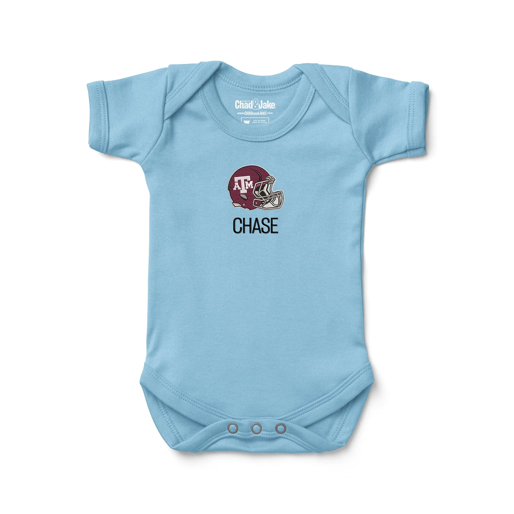 Personalized Texas A&M Aggies Helmet Bodysuit