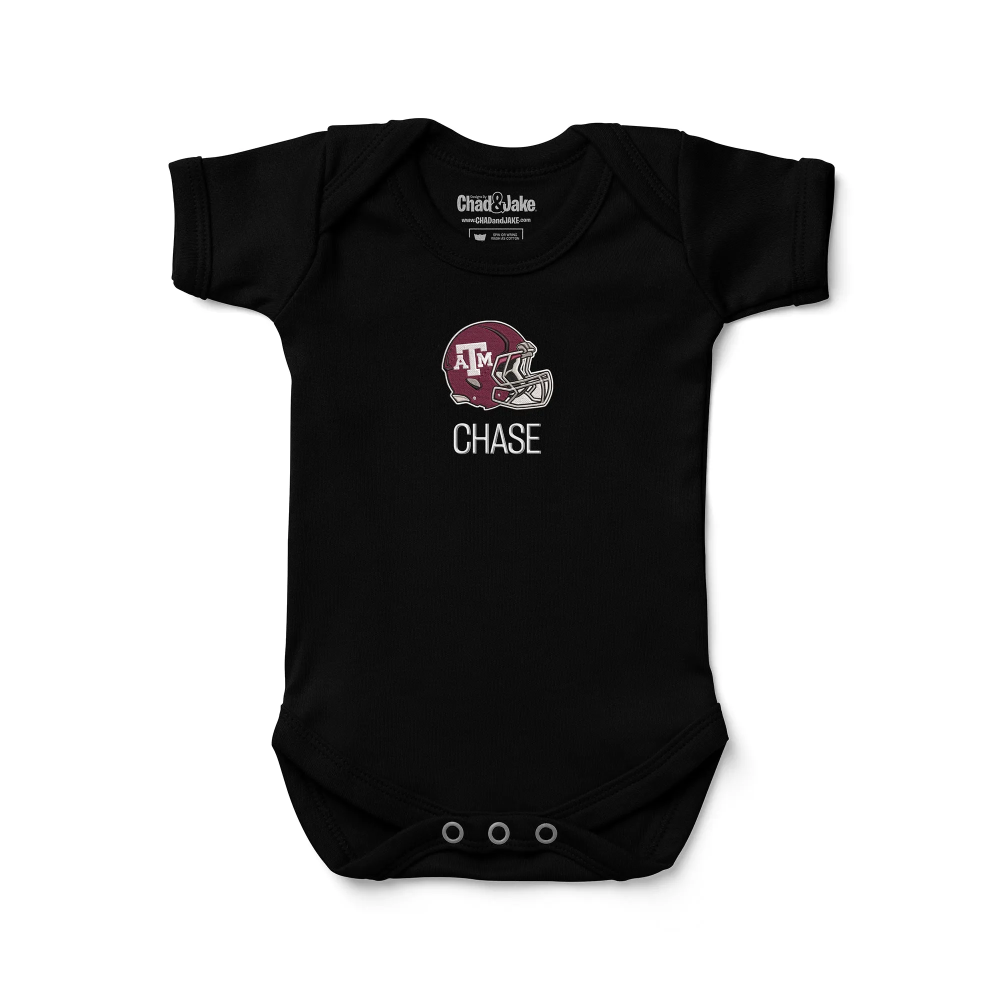 Personalized Texas A&M Aggies Helmet Bodysuit