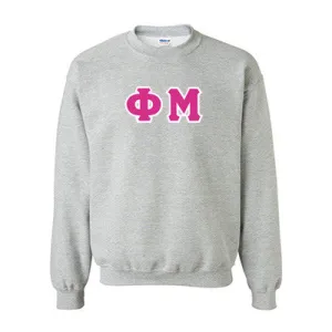 Phi Mu Standards Crewneck Sweatshirt - G180 - TWILL