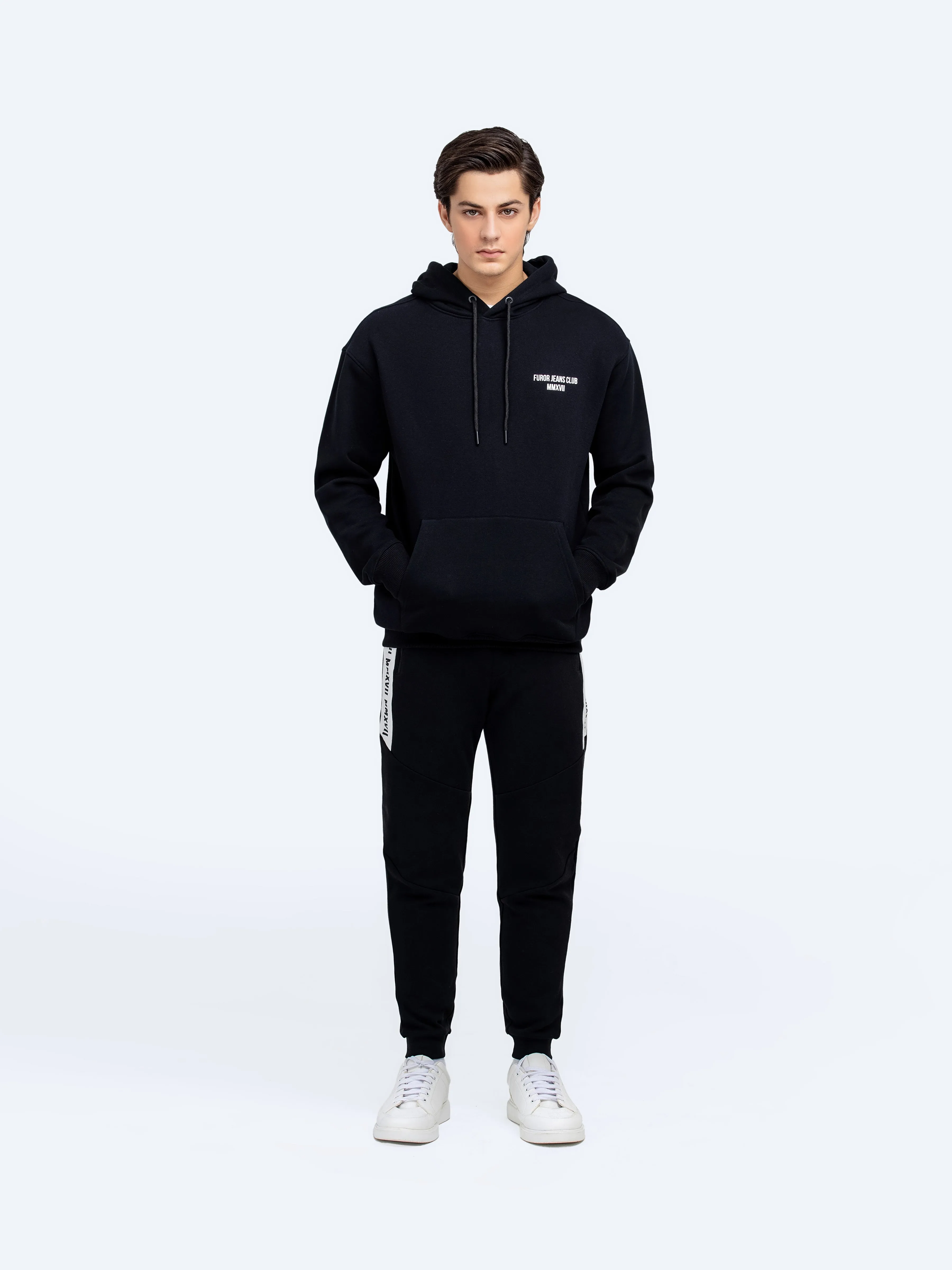 Printed Pullover Hoodie - FMTH24-010