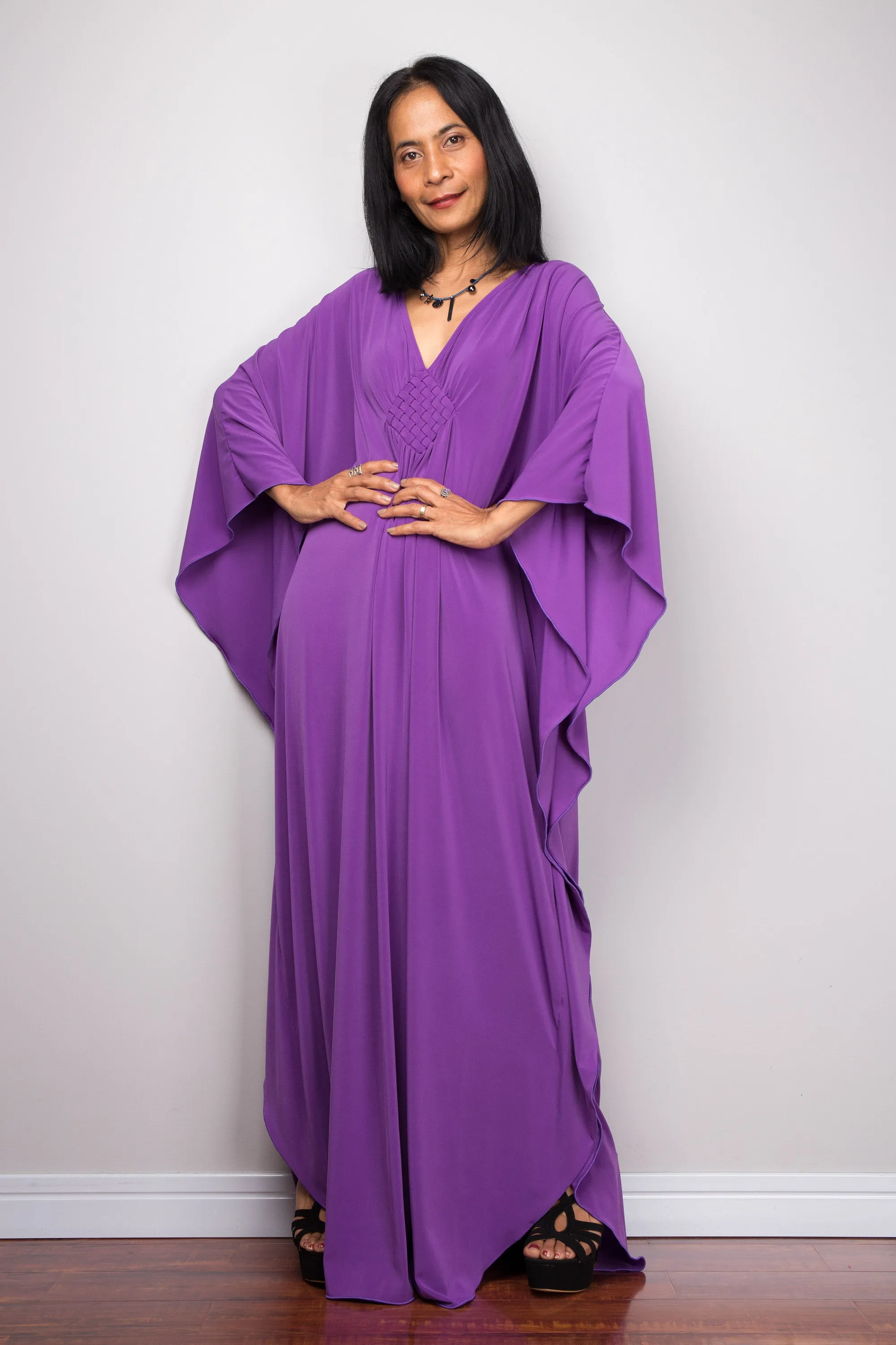 Purple kaftan