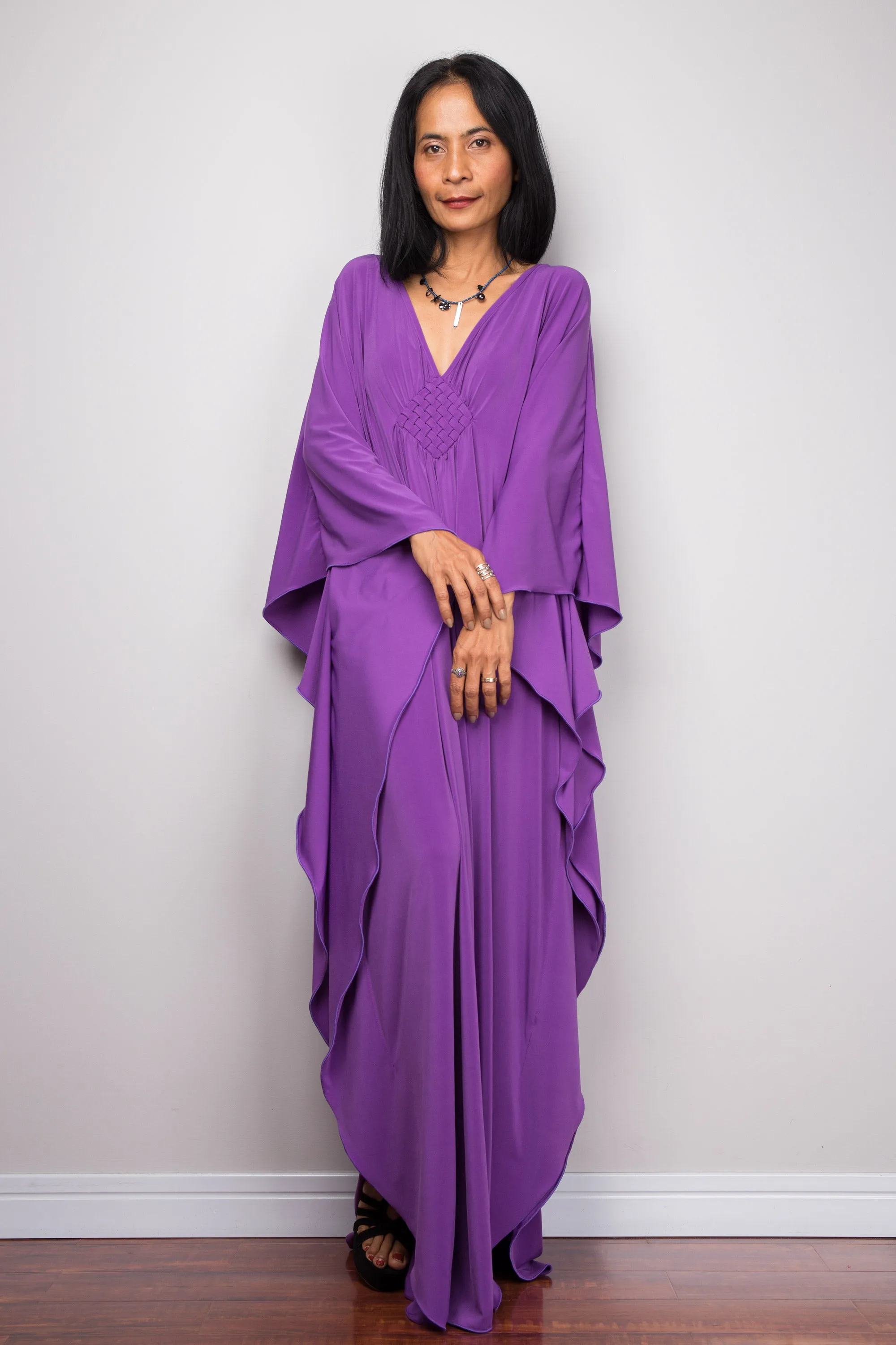 Purple kaftan
