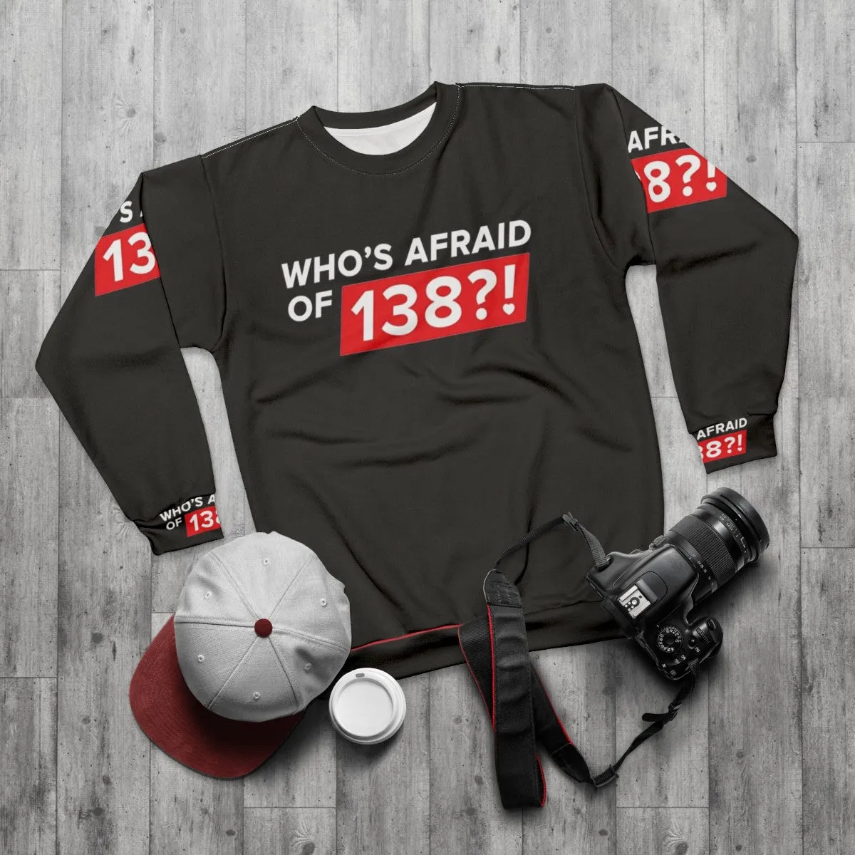 "Who's Afraid of 138" Trance Sweatshirt | White