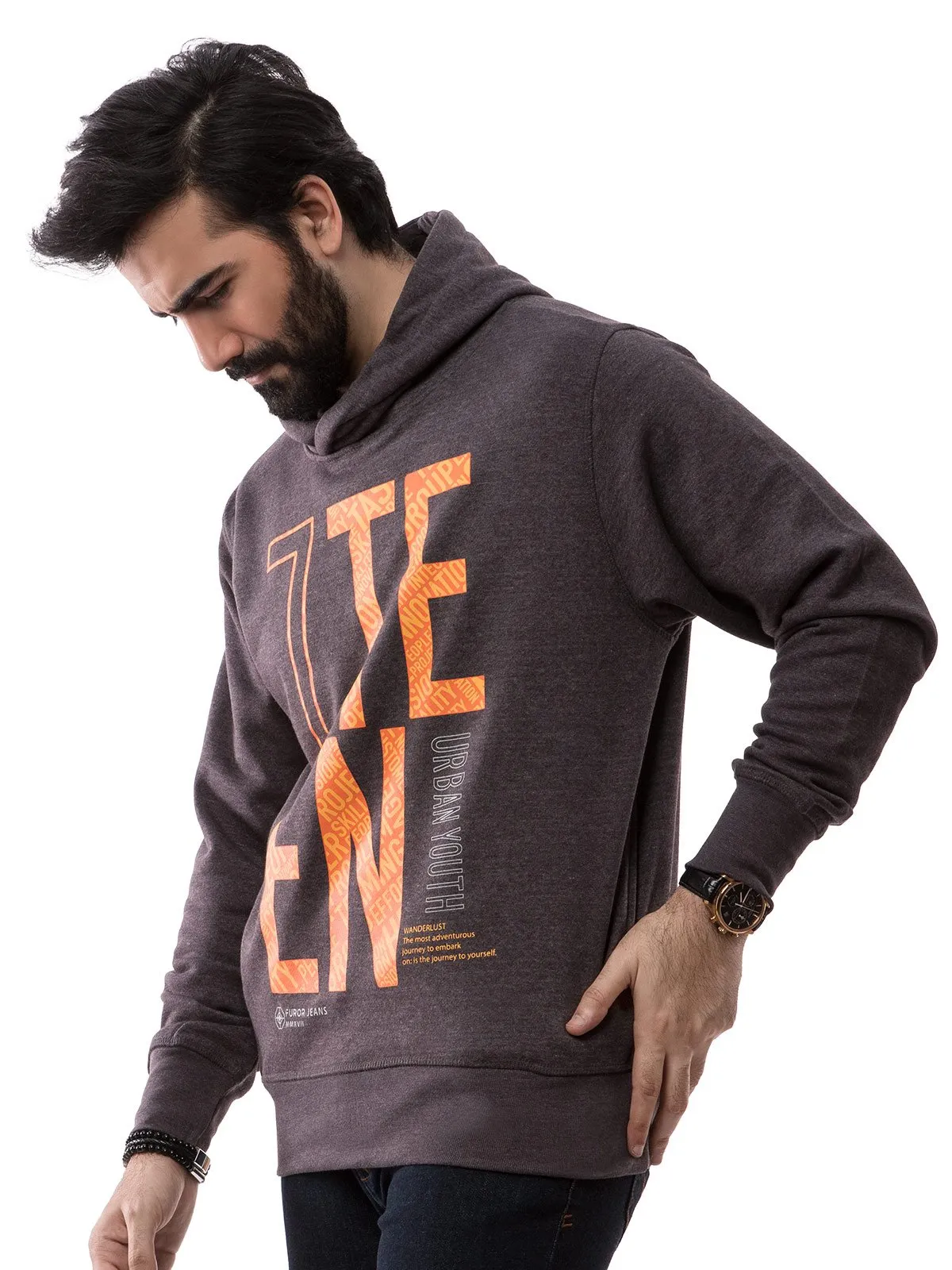 Regular Fit Pullover Hoodie - FMTH19-005