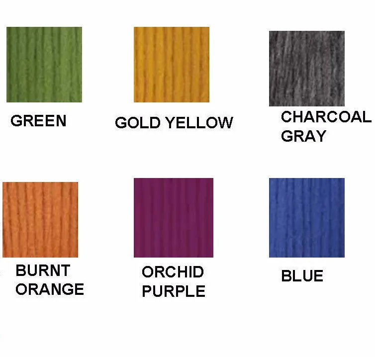 Ribbed Eternity Scarf 100% Wool - Red or Choose Your Color