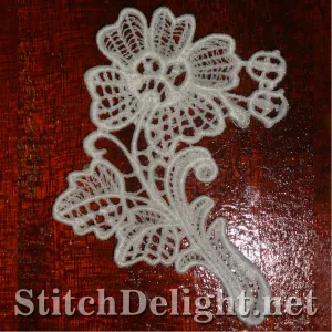 SD0791 Freestanding Lace Rose Motif 3
